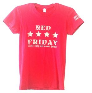 American Apparel Red Friday Fitted Tee